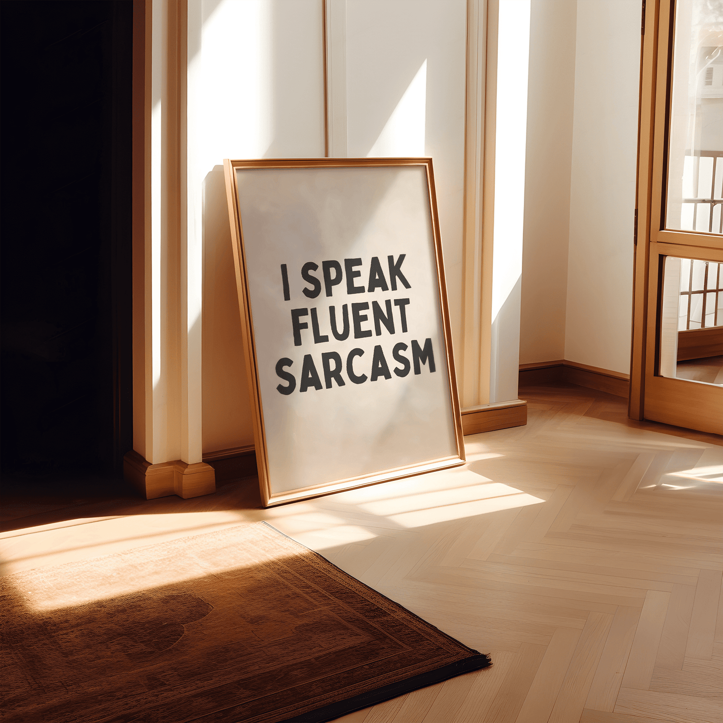 Ik spreek vloeiend sarcasme - Black Cream Digital Download