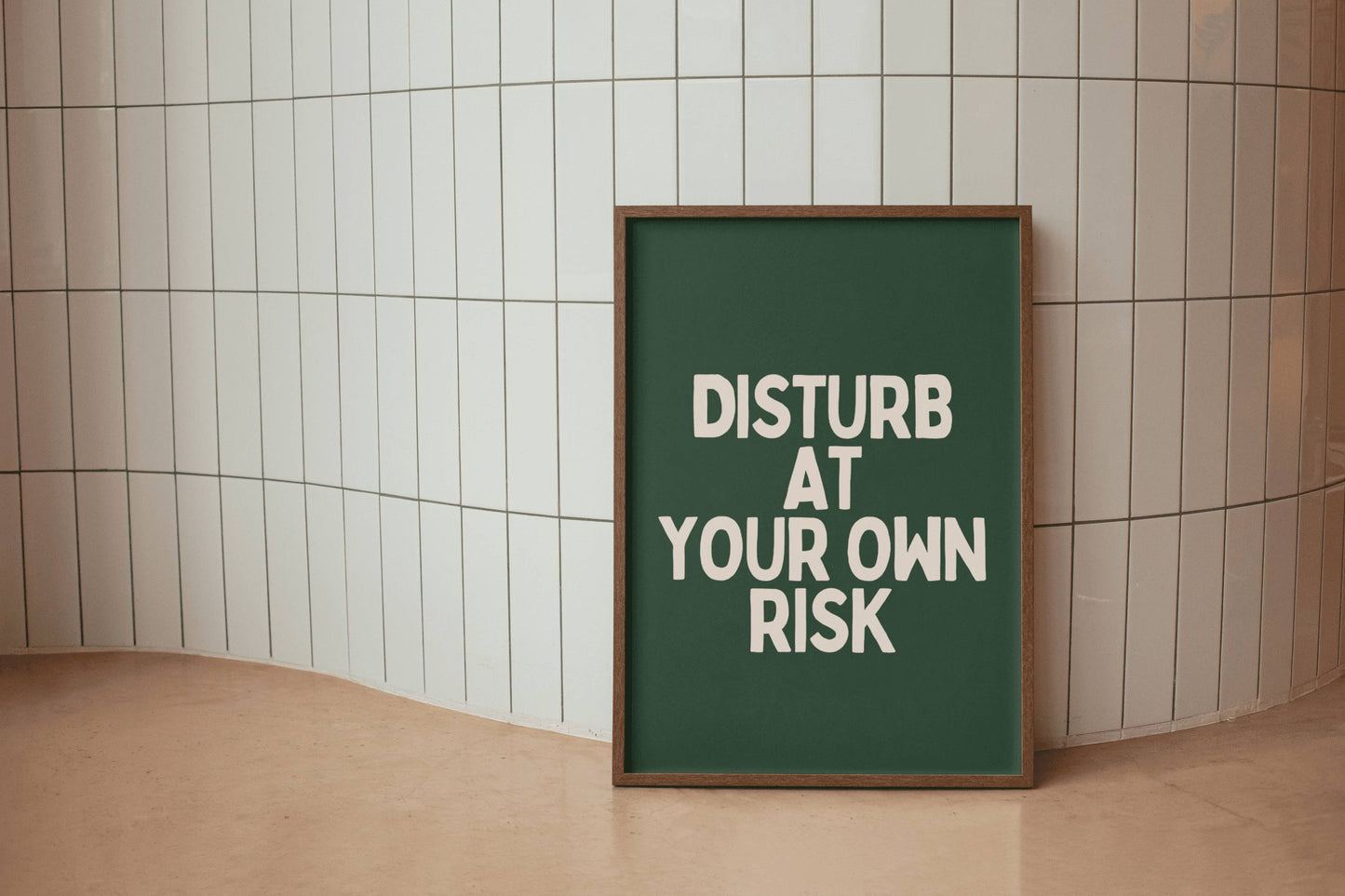 Storen op eigen risico - Green & Cream Digital Download
