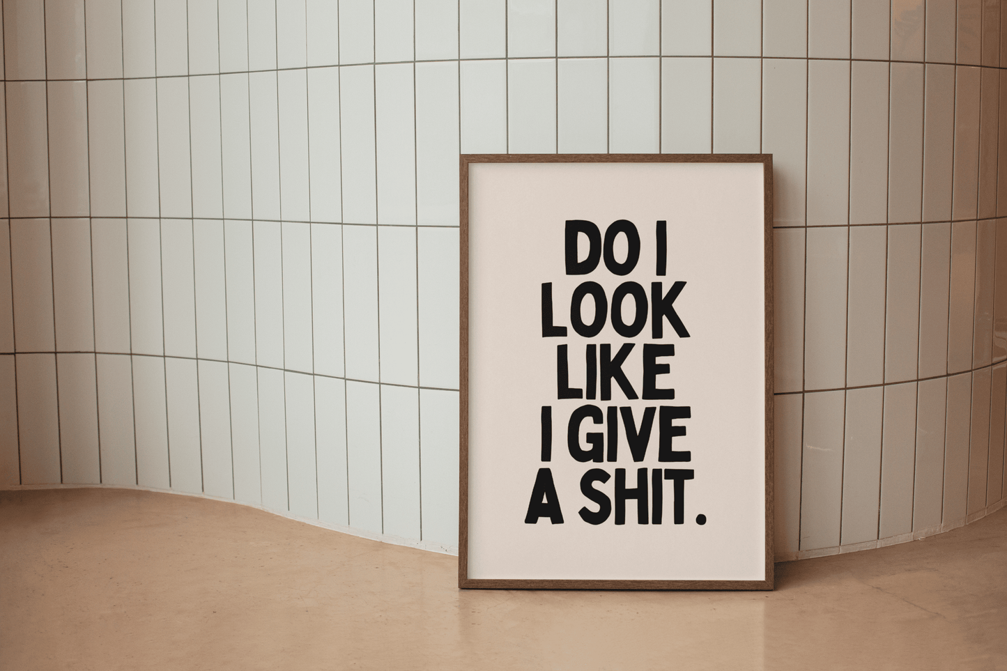 Zie ik eruit alsof ik een shit geef - Digital Download