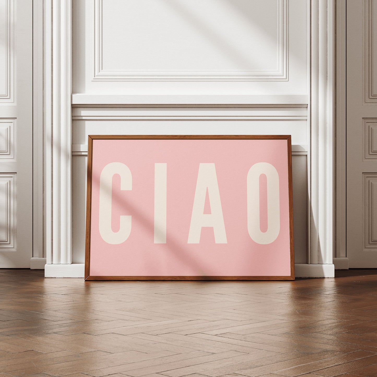 Ciao Italiaans Quote Wall art print
