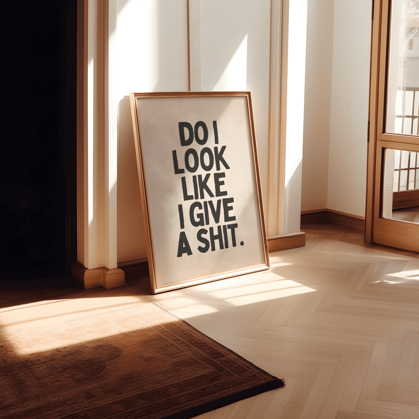 Zie ik eruit alsof ik een shit geef - Digital Download