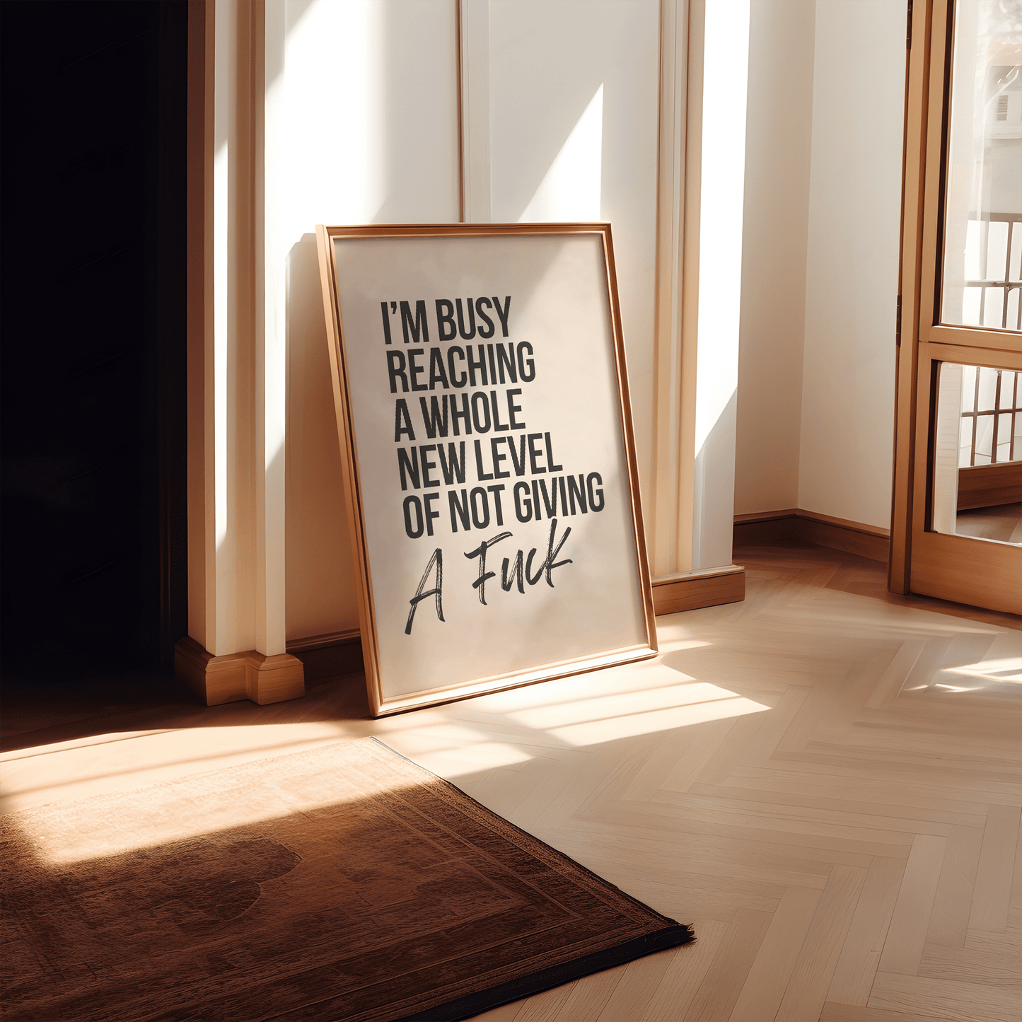 Druk bezig met het bereiken van een heel nieuw niveau - Digital Download Art Print