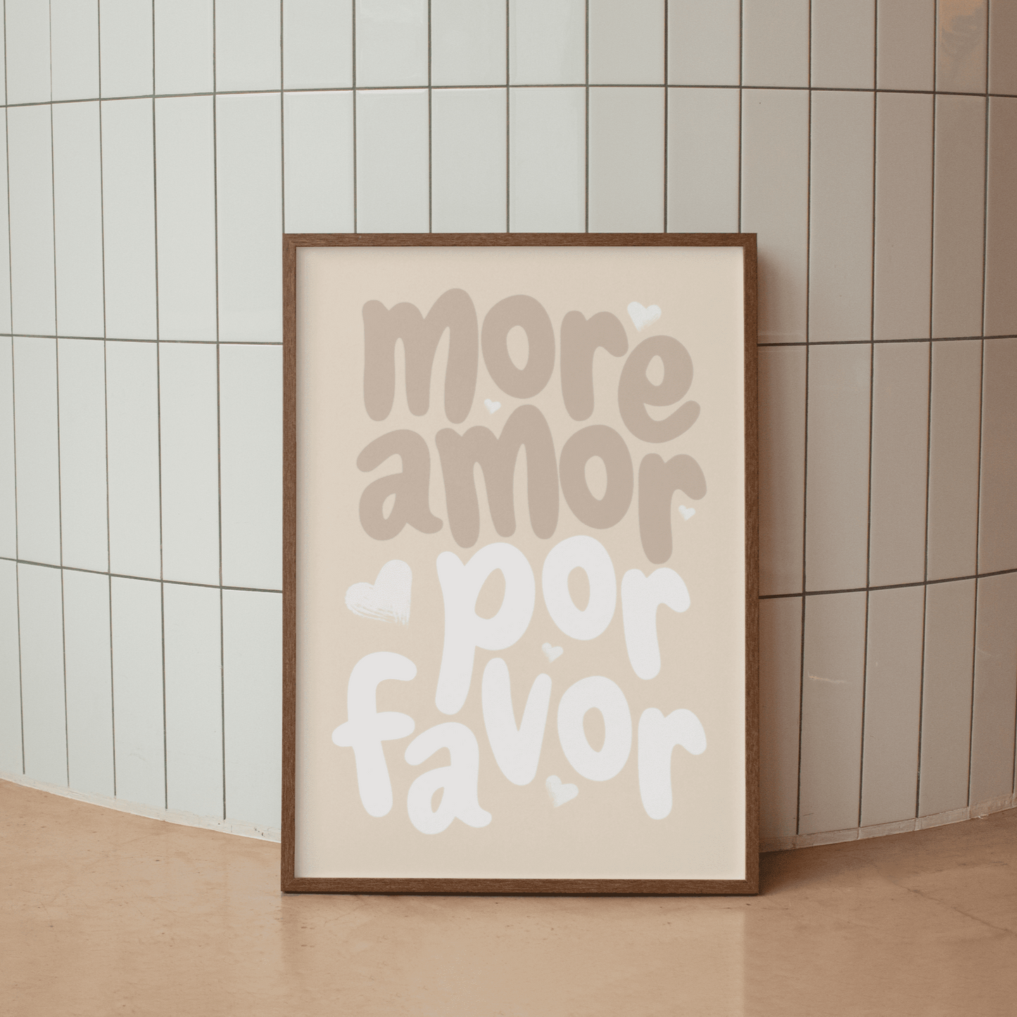 Meer Amor Por Favor - Beige Boho keuken Decor