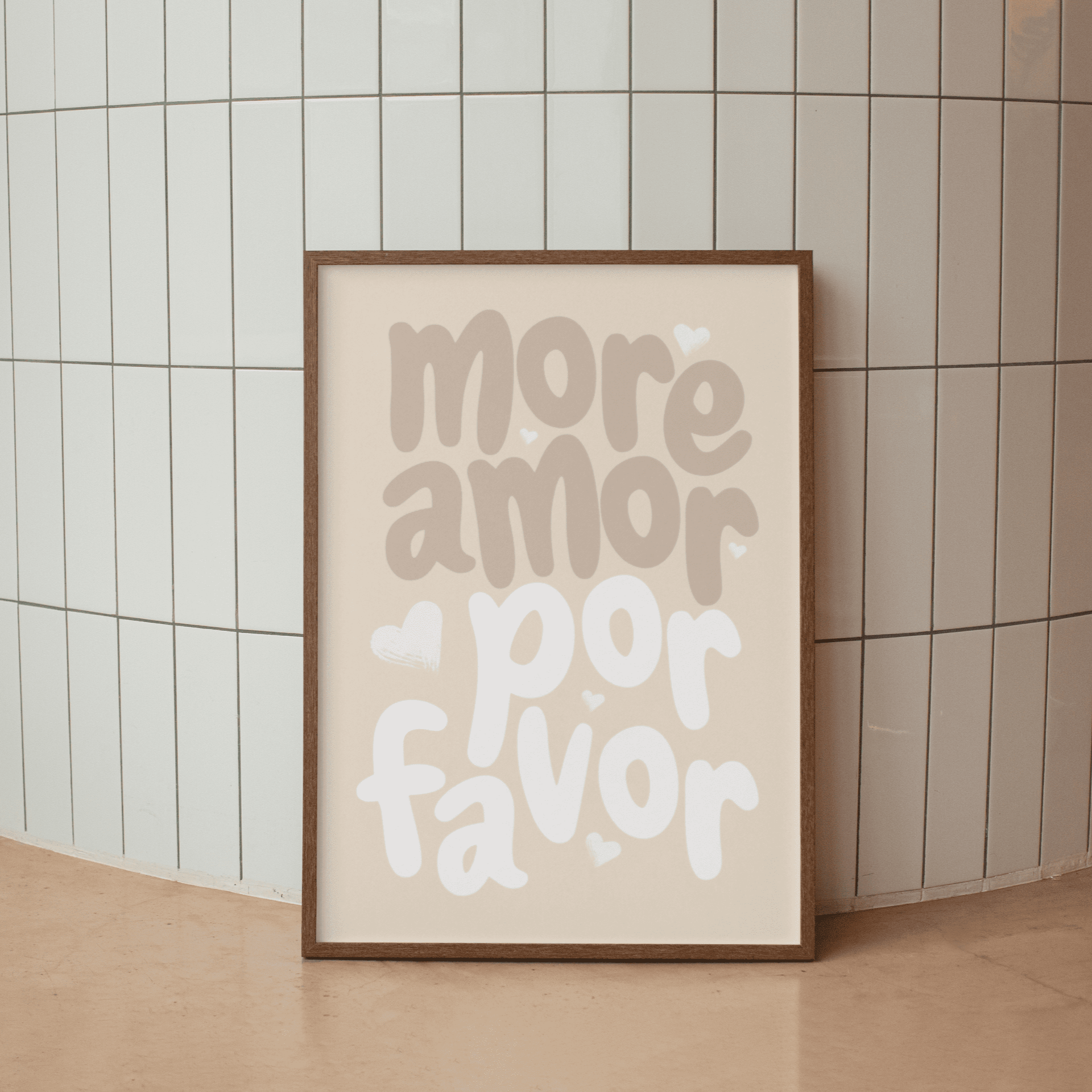 Meer Amor Por Favor - Beige Boho keuken Decor