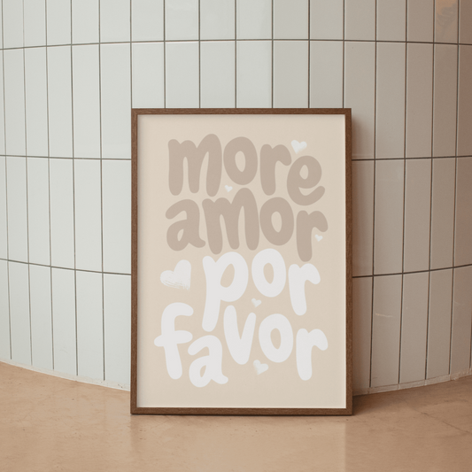 Meer Amor Por Favor - Beige Boho keuken Decor