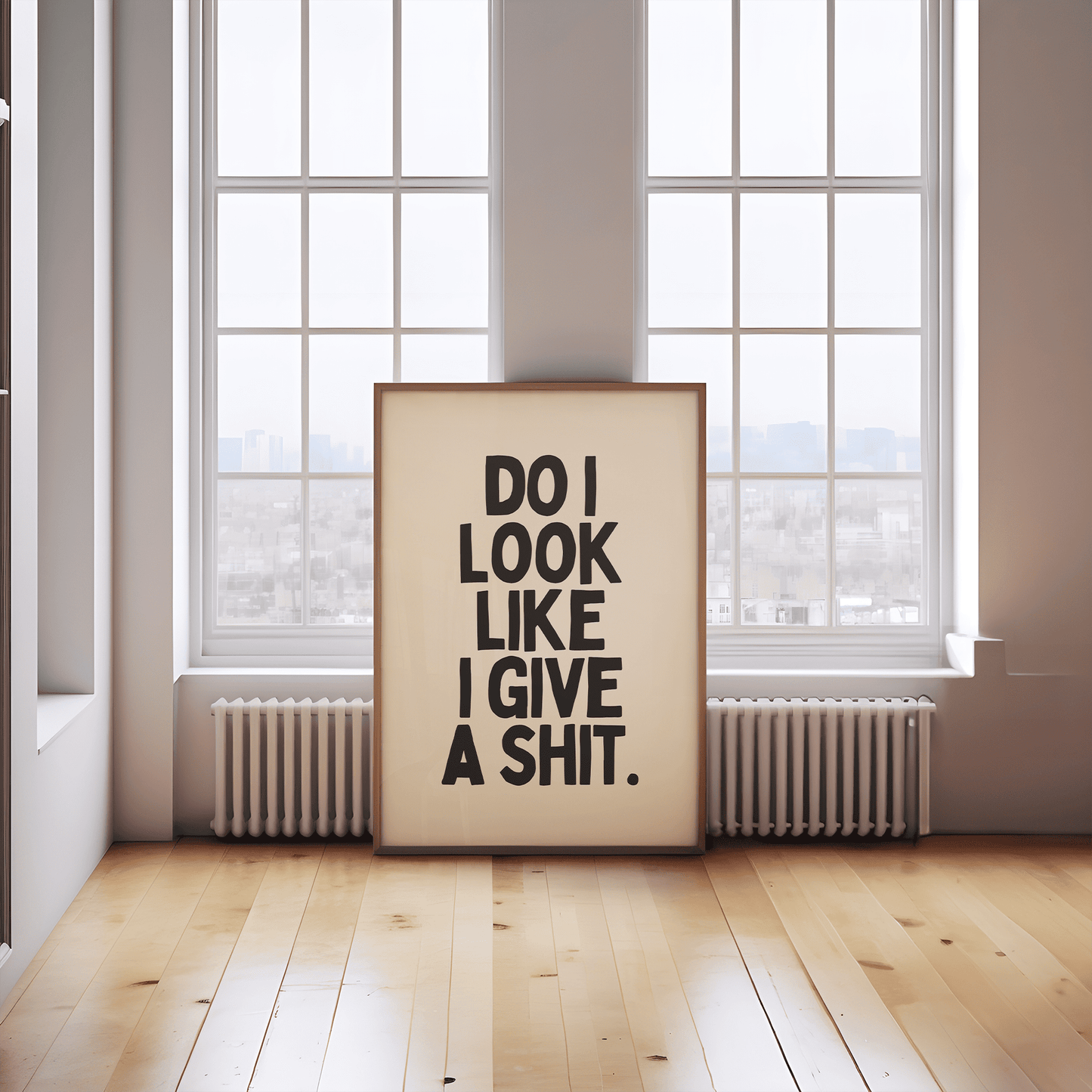 Zie ik eruit alsof ik een shit geef - Digital Download