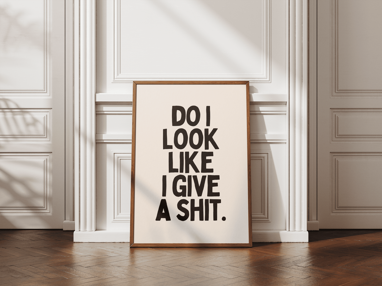 Zie ik eruit alsof ik een shit geef - Digital Download