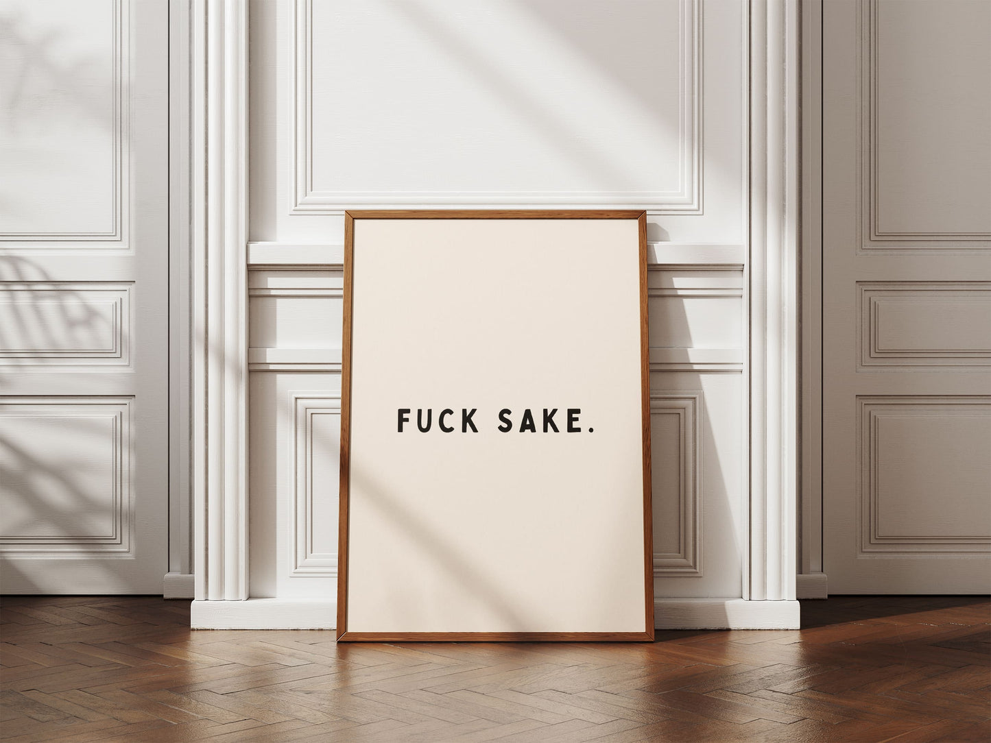 Fuck Sake. - Zwart en beige Digital Download