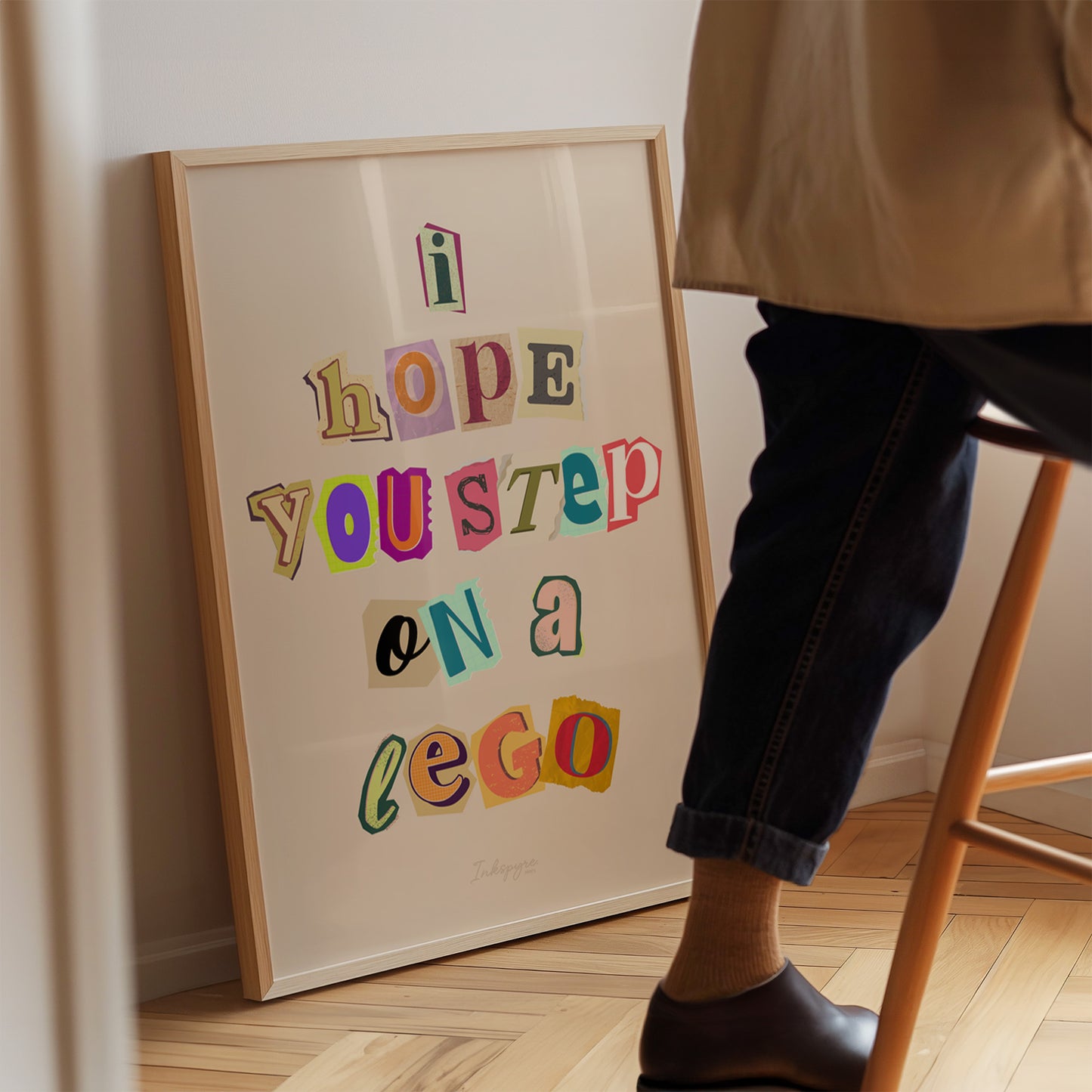 I hope you step on a lego - Rude, Sarcastic Artprint