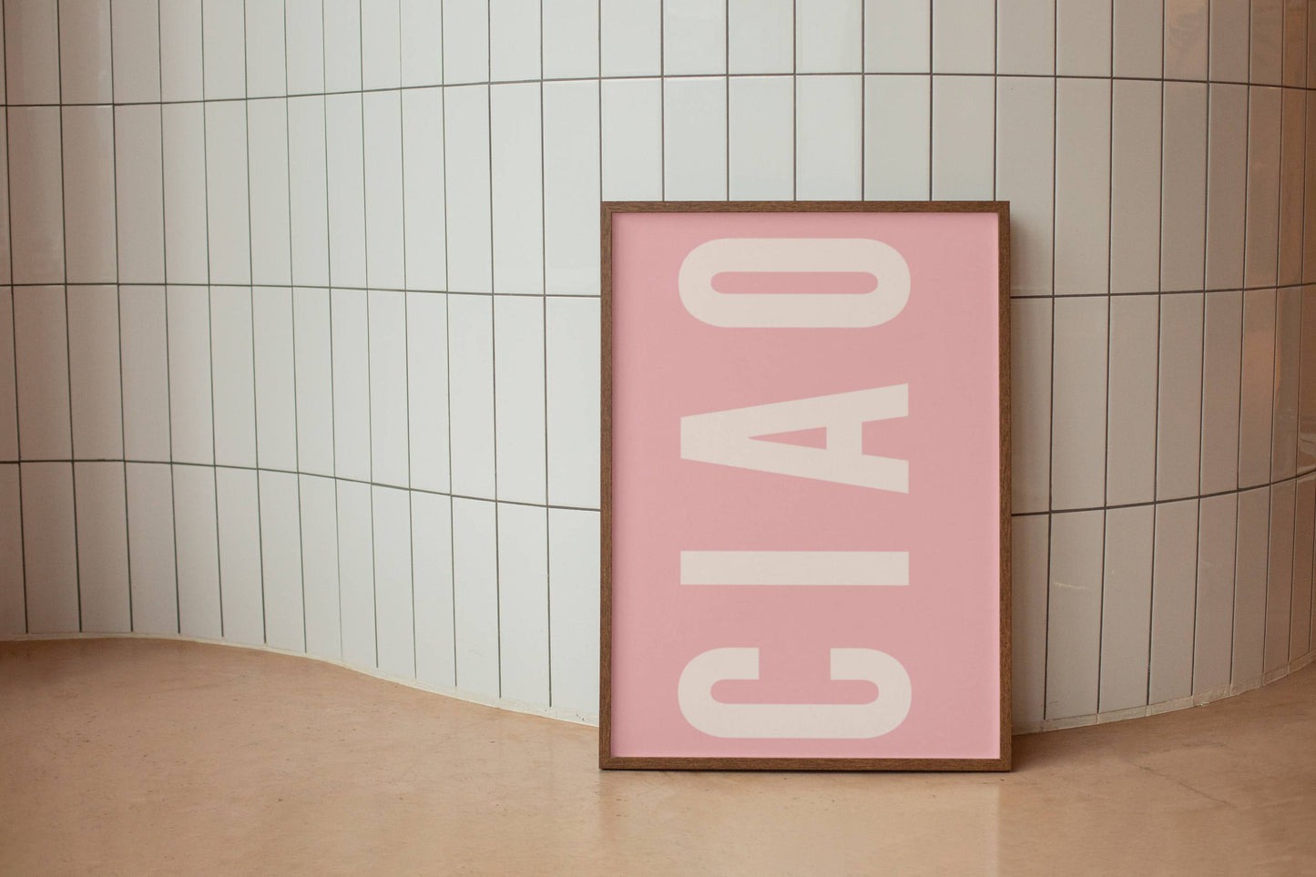 Ciao - Italiaans Quote Wall art print