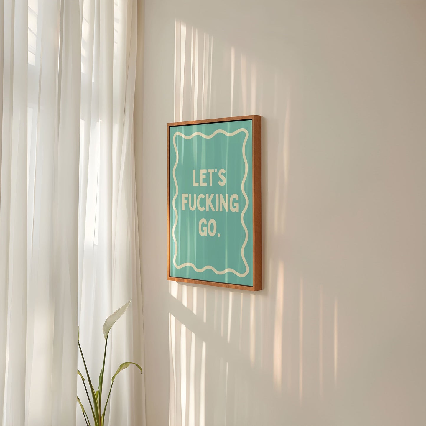 Motiverende citaat muurkunst print | Dopamine-decor | Dag één of één dag